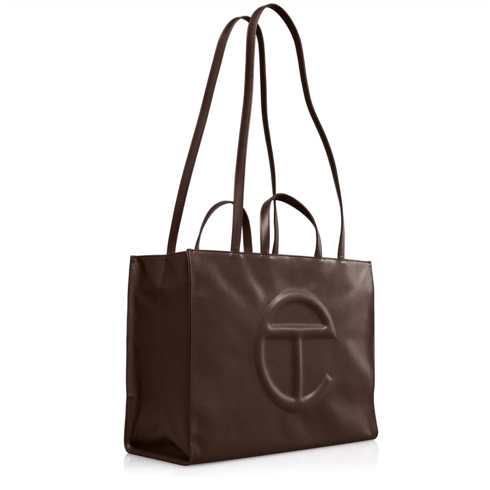 Telfar Large Chocolate Shopping Bag